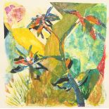 Gay Hutchings (20th/21st century) Spring , monoprint and collage on paper, signed and dated 1922 ,