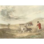 Charles Turner after Richard Jones, A set of four Hare Coursing scenes, lithographs, 12 x 16 , (4).