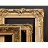 A group of three various 19th century and later frames, rebate sizes 16 x 23 , 40.5cm x 59cm, 16 x