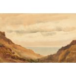 Walter Goldsmith, A coastal view, watercolour, (unframed).