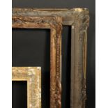 A group of three 19th century frames, rebate sizes 20 x 24 , 51cm x 61cm, 30 x 38 , 76cm x 97cm, and