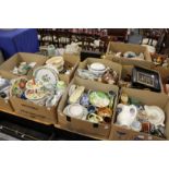 A large quantity of household and decorative china.