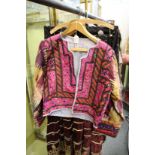 A good ethnic mirrored jacket made up of antique pieces.