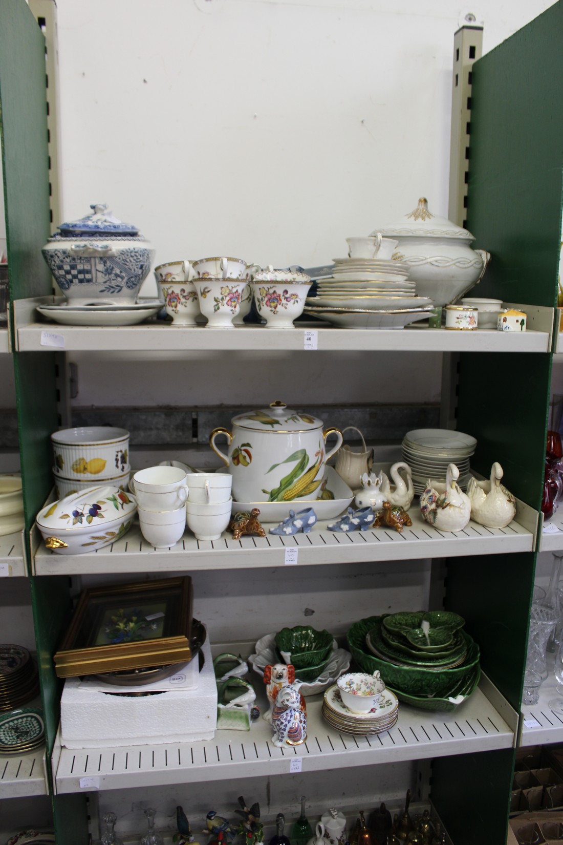 A quantity of household and decorative china to include Royal Worcester Evesham.