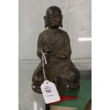 A bronze figure of a seated Buddha, possibly 19th century.