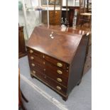 A George III mahogany bureau.