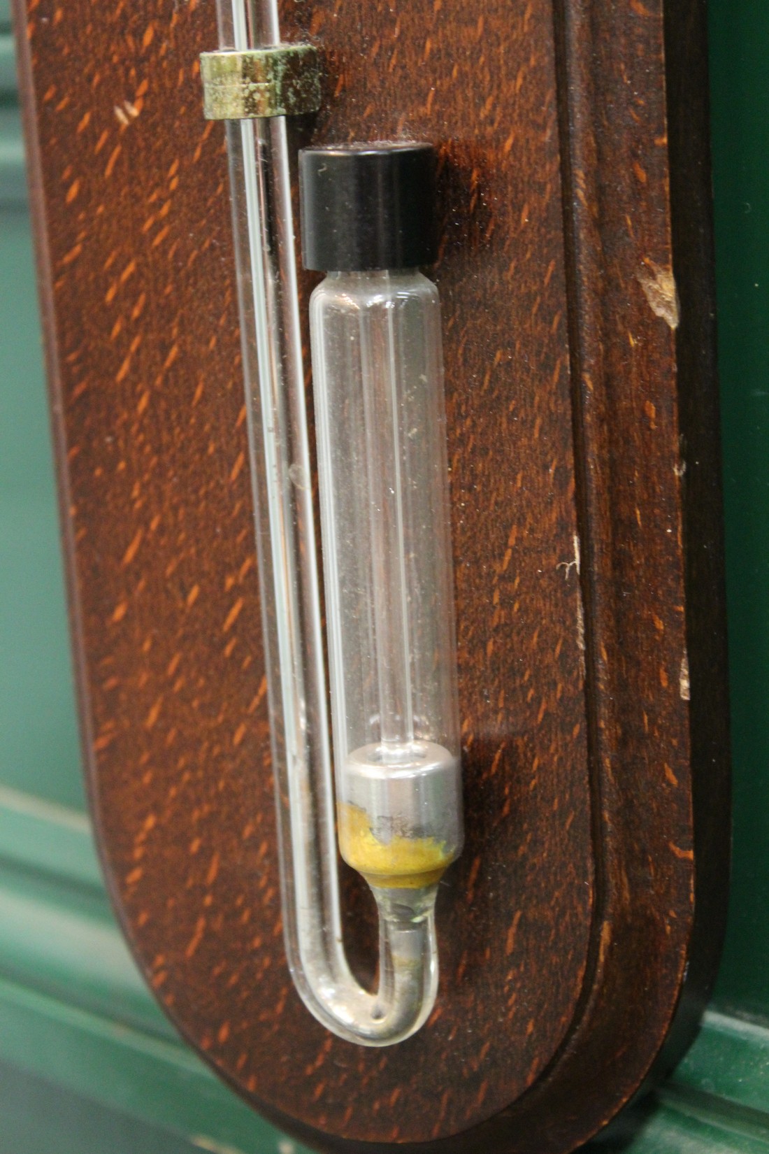 A reproduction stick barometer / thermometer. - Image 3 of 3