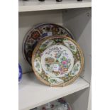 Two oriental plates.