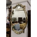 A decorative mirror.