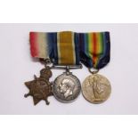 WWI medal group awarded to R 275 A SJT C. A. Hadley A.B.C.