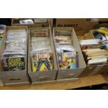 A large quantity of Marvel comics and related items.