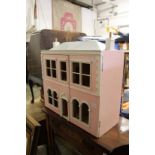 A painted doll's house.