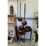 Copper ware and other items.