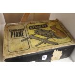 A Stanley combination plane, boxed.