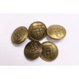 A group of Naval buttons.