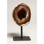 A GEODE on a stand 3.5ins high