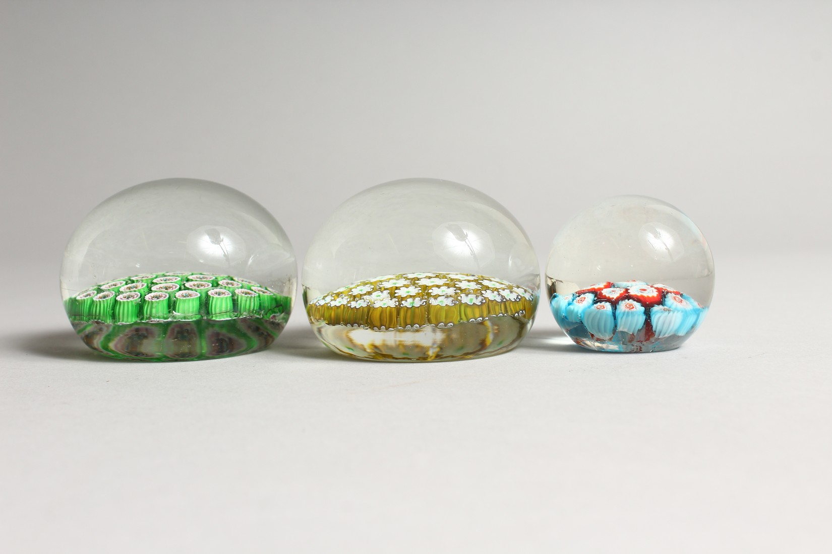 THREE MILLEFIORI PAPERWEIGHTS. - Image 2 of 3