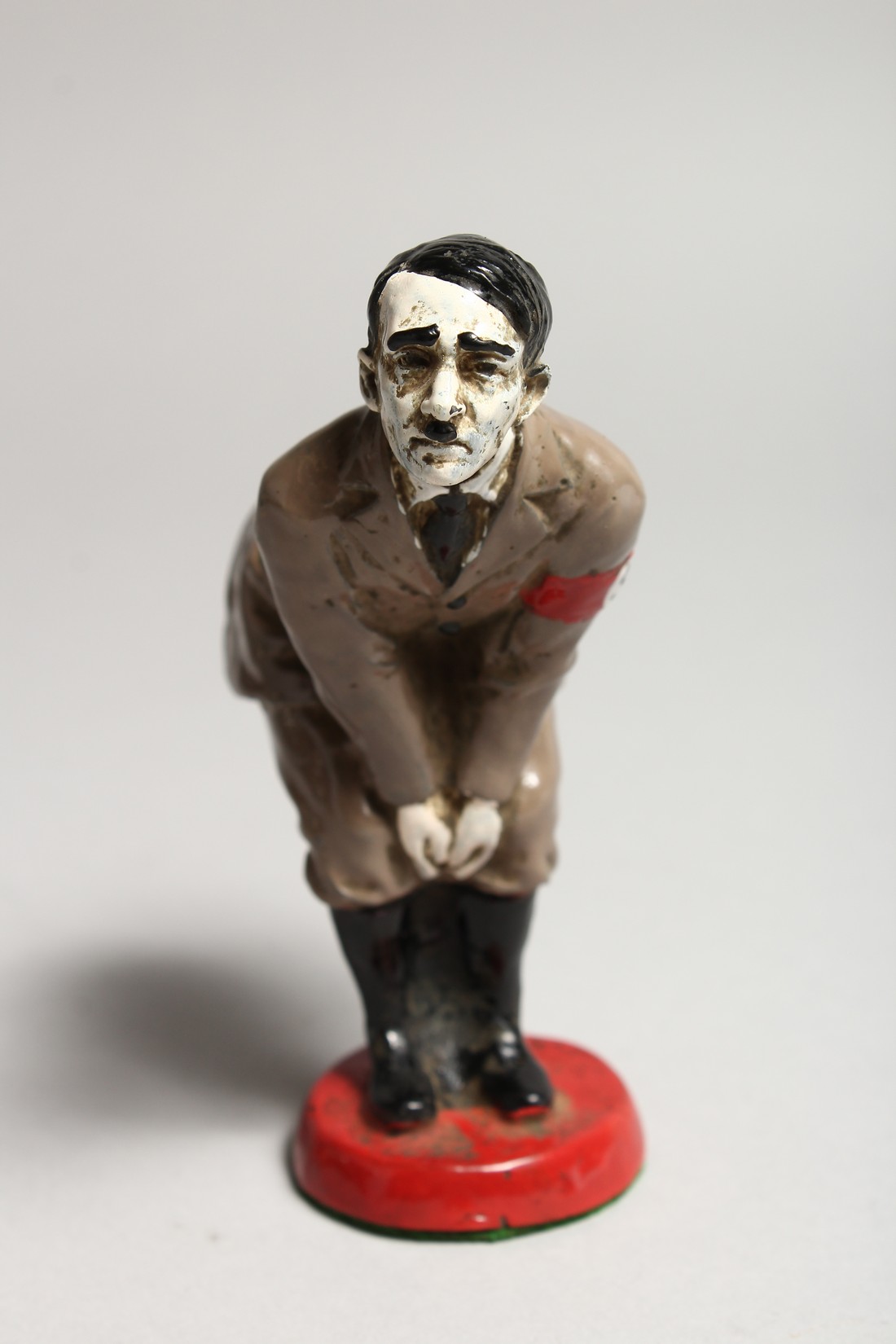 A REPLICA PAINTED FIGURE OF HITLER 4.5ins - Image 2 of 3