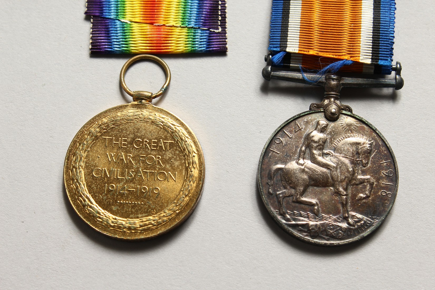 THE MEDALS OF PTE. L. J. PHILLIPS, 23rd LONDON REG. Later 13524. Army Pay Corps. - Image 3 of 7