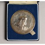 ST. HELENA AND ASENSION ISLAND NAPOLEON COMMERATIVE SILVER PROOF £25.00 IN A CASE, issued by the