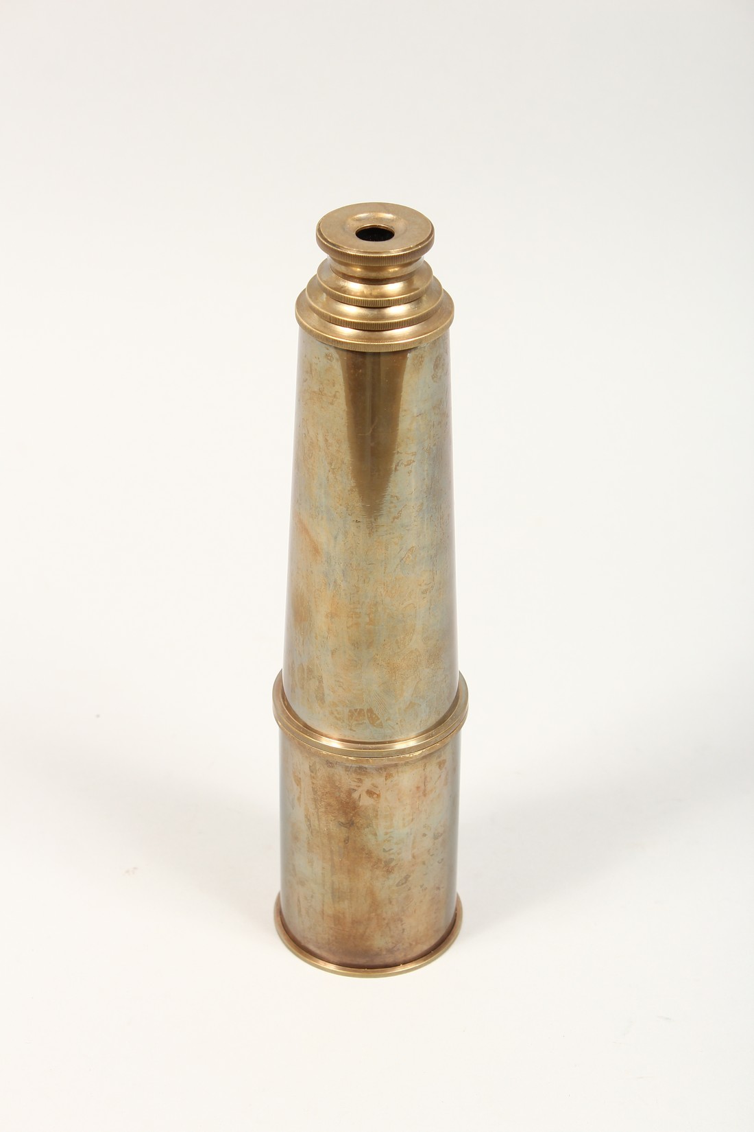 A BRASS TELESCOPE Closed length 11ins - Image 3 of 3