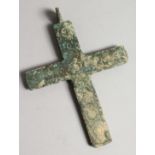 A LARGE ROMAN IRON CROSS 6.5ins long.