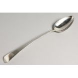 A GEORGE III LONG HANDLED GRAVY SPOON London 1798, maker George Smith