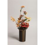THE AUTUMN PALACE BOUQUET, Franklin Mint 1987, after Faberge. 9.5ins high.