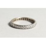 AN 18CT WHITE GOLD DIAMOND ETERNITY RING