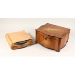 A GOOD 19TH CENTURY WALNUT CASED POLYPHONE with twenty nine 11 inch discs