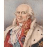 A half-length portrait of a Nobleman in a gilt frame, 3.5" x 3".