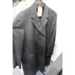 A gentlemen's Aquascutum grey cashmere overcoat.