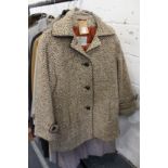 A ladies' Aquascutum dog tooth wool jacket.