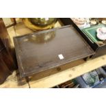 A small Chinese tray top table.