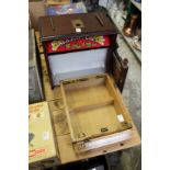 A treasure chest game and a Henri Winterman's display box.