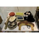 Miscellaneous collectables to include two horn snuff boxes, a cinnabar lacquer box and cover,
