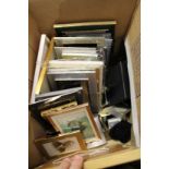 Various photograph frames etc.