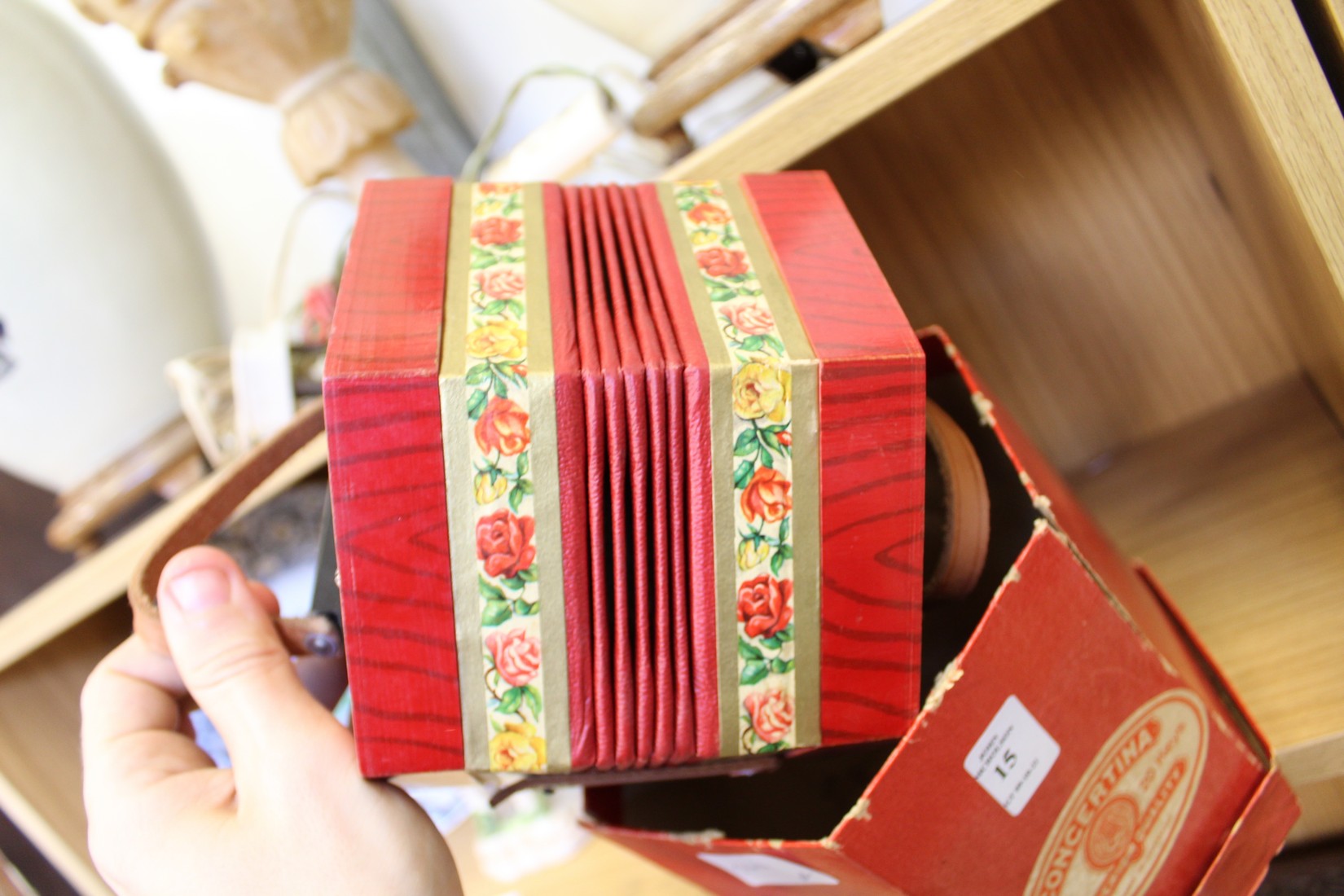 A boxed concertina. - Image 2 of 2