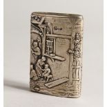 A DUTCH SILVER VESTA CASE