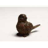 A GOOD JAPANESE BRONZE BIRD 2ins long