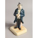 A BRETBY POTTERY STANDING FIGURE, MR PECKSNIFF. No 3087 9ins high.