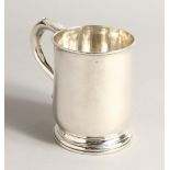 A PLAIN GEORGE II PINT MUG Newcastle 1737