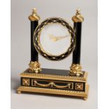 A SUPERB HOUSE OF FABERGE MYSTERY CLOCK from The Franklin Mint, 1988, in its original case 8.5ins