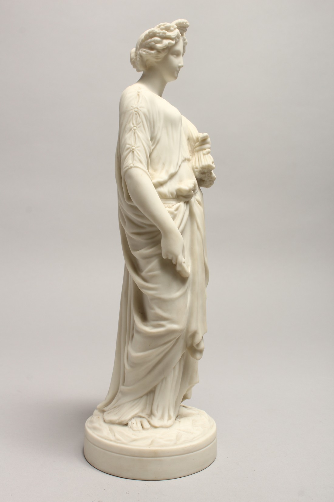 A 19TH CENTURY PARIAN FIGURE DEPICTING HARVEST 23ins high - Image 5 of 6