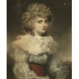 After Reynolds, 'Betty, Duchess of Cambridge', an antique colour print, 11" x 9".