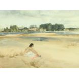 After William Russell Flint, 'The Chateau Garden, Languedoc', along with two similar prints,