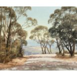 Harry Emmett, 'Narrow Neck Lookout', New South Wales, Australia, oil on canvas board, signed and