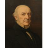 A print of a portrait of Gladstone, 24" x 19".