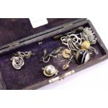 A small box of jewellery.