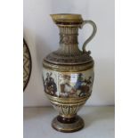 A good large Mettlach German pottery ewer.